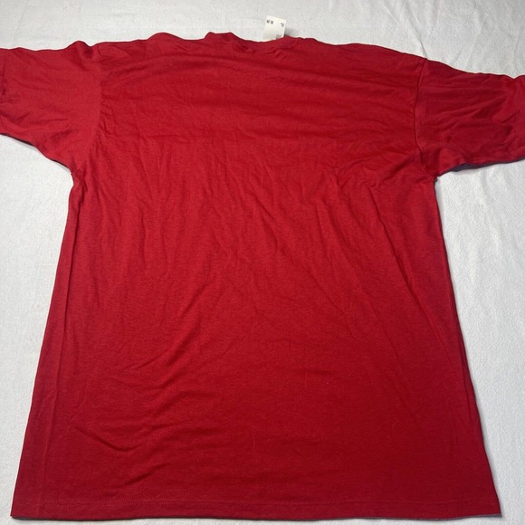 Red Shirt Single Stitch Men’s 2XL XXL pocket t shirt montogemry ward NWT Botany - Picture 10 of 16